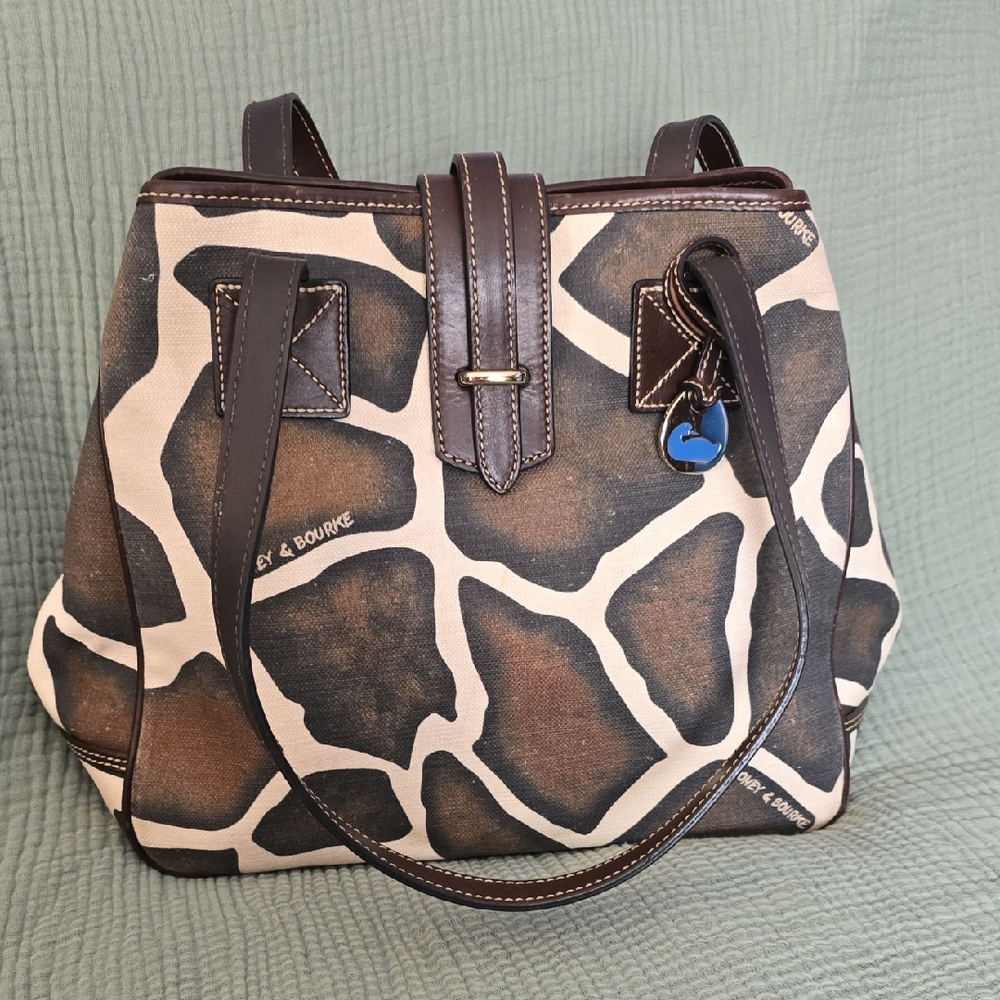 Dooney & Bourke Giraffe Print Shoulder Bag,NWOT